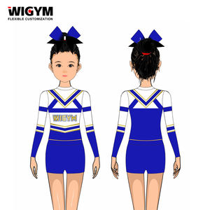 Costumes d'entraînement de pom-pom girl personnalisés et personnalisés costumes d'entraînement de pom-pom girl sublimés personnalisés - Product Image 2