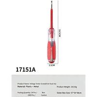 Testeur de tension double usage, stylo tournevis multifonction à double embout (Phillips et plat) 3 mm, finition plastique mate, OEM, haute précision 150 mm