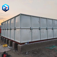 Réservoirs d'eau en fibre de verre personnalisés de haute qualité 8*8*3 m pour l'eau potable avec qualité alimentaire Fabriqué en Chine