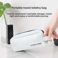 Trousse de Toilette Décontractée Imperméable à Fermeture Éclair Premium, Trousse de Maquillage Légère et Multifonctionnelle, Style INS, Idéale comme Cadeau