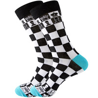 Chaussettes tendance pour hommes, motifs animaux, géométriques, squelettes souriants, personnages de dessins animés, cadeaux de fêtes multi-styles