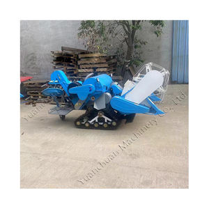 以履带式水稻和小麦收割机小地块水稻和旱稻联合收割机 - Product Image 1