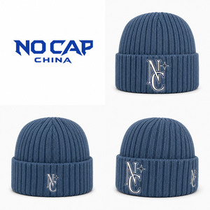 Berretto Invernale Personalizzato Nocapchina, Moda <span class=keywords><strong>Cool</strong></span> per Uomo, in Lana Lavorata a Maglia con Logo Personalizzato, Stile Hip Hop - Product Image 2