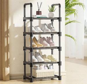 工業用ステンレス製シューズラック、リビングルーム、倉庫、ダイニング、工場向けの折りたたみ式デザイン、金属製折りたたみ式スチールカバー付き、工場価格 - Product Image 6