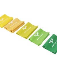 Bandas Elásticas Largas para Fisioterapia, Pilates, Estiramiento, Resistencia, Yoga y Ejercicio