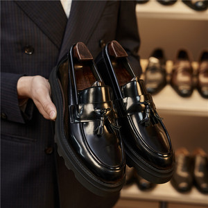 Zapatos Oxford para Hombre, Formales, de Cuero, para Vestir, Clásicos con Cordones, para Oficina - Product Image 2