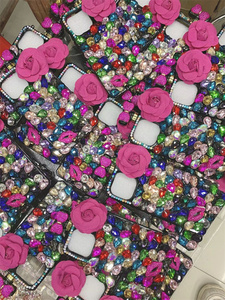 <span class=keywords><strong>Coque</strong></span> <span class=keywords><strong>de</strong></span> <span class=keywords><strong>téléphone</strong></span> <span class=keywords><strong>de</strong></span> luxe avec strass et cristaux pour iPhone 17 Pro Max, 17 Air, 16, 15, 14, 13, 12 – Étui <span class=keywords><strong>de</strong></span> protection pour <span class=keywords><strong>téléphone</strong></span> portable - Product Image 6