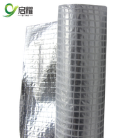 Matériaux d'isolation thermique en tissu enduit de maille en aluminium de classe A, design moderne, pour l'isolation des tuyaux CVC