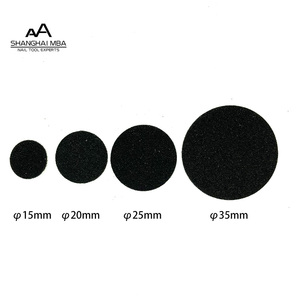 Papel de lija de disco de Podo redondo reemplazable, almohadilla de lijado de 15mm, 20mm, 25mm y 35mm de diámetro para Lima de pie de pedicura - Product Image 2