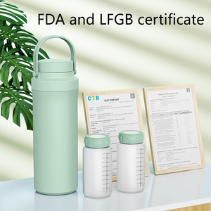 กระเป๋าเก็บน้ำนมแม่แบบพกพา LFGB ทำจากสแตนเลส ช่วยเก็บความเย็นได้นานถึง 24 ชั่วโมง - Product Image 2