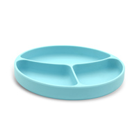 Assiettes à ventouse pour bébé en silicone à 3 compartiments, 100% silicone sans BPA, assiettes pour bébé, assiette à dîner pour bébé