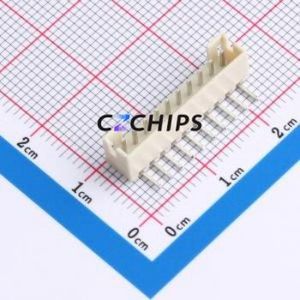 WAFER-PH2.0-10PWZ-Y62 Wire-to-Board Pin Header Bent Lead Through Hole,P=2mm Connector 1x10P 2mm Right Angle Insert PH - Product Image 1