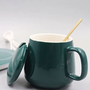 2024 Electric Smart Handmade Fashionable Ceramic Mug Warmer 55 Thermostat USB Heated Personalized Gift Box Set - Product Image 5