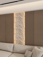 Panneau mural en polyuréthane (PU) imperméable et résistant aux rayures pour décoration intérieure et extérieure, vente en gros 2026