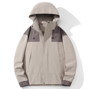 Aoyema hombres mujeres Color bloqueado bolsillo media cremallera pulóver 100% Nylon correr a prueba de viento <span class=keywords><strong>impermeable</strong></span> <span class=keywords><strong>Anorak</strong></span> chaqueta cortavientos - Product Image 5
