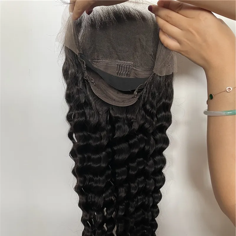 Human Hair Head Band Wigs Length 34 With Clip And Toppers Factory Hd Transparent Glueless Lace Frontal Free Part Wig Product