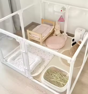 Box per Cani Grande Moderno in Plastica Resistente con Chiusura a Bottone, Facile Montaggio, con Ruote - Product Image 3