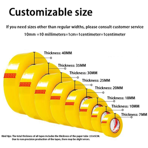 Bán Buôn 48Mm Tùy Chỉnh Bao Bì Băng Mạnh Mẽ Acrylic Dính Trong Suốt OPP Con Dấu Cuộn Cho Giấy Gia Cố Dính Sticker - Product Image 2