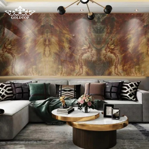 Dalle de pierre naturelle polie moderne GOLDTOP, quartzite Macaubas Illusion, pour plan de travail de cuisine, villa, appartement, hôtel - Product Image 2