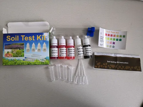 Kit de prueba rápida de suelo de alta precisión, prueba de nitrógeno, ph, fósforo y potasa en suelo de jardín