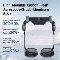 Exosquelette pour la marche, design ultra-léger de 2,4 kg avec assistance électrique intelligente pour la randonnée et les aventures en plein air