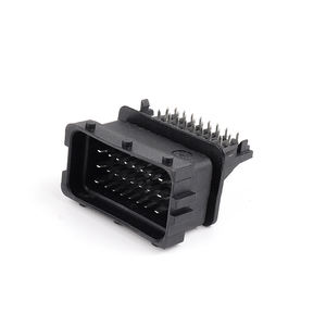 מפעל אספקת רכב ecu מחבר זכר כדי מסופי תיל נקבה עם התנגדות מגע 5 מ 'עשוי דיור פלסטיק ו-PC - Product Image 3