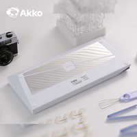 Akko Mineral 01 VIA Clavier mécanique personnalisé Disposition 75% Claviers multimodes en aluminium à démontage rapide