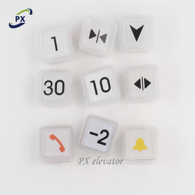 Elevator Push Button Square Touch Button Panel BS34C BS34D White Blue Light Out-call Elevator LOP COP Call Button