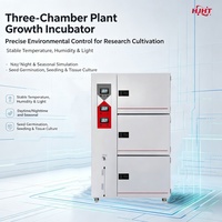Incubateur de croissance des plantes à trois couches pour laboratoire, avec environnement de simulation intelligent et données précises de température et d'humidité