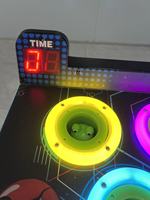 Machine de jeu Whack-a-Mole pour enfants, à monnayeur, avec lumières LED colorées, équipement d'arcade à tickets, pour intérieur
