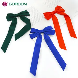 Gordon Băng Polyester taffeta satin Ribbon Clip tóc cô gái cho phụ nữ Phụ Kiện