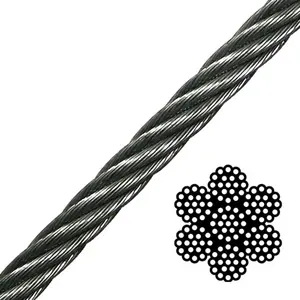 galvanized air craft steel wire rope, cut to length steel wire rope made in Korea