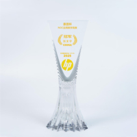 Trophée personnalisé Jadevertu 2024 en LIULI et cristal arc-en-ciel pour dîner, concours de costumes et récompenses