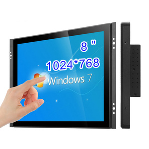 <span class=keywords><strong>8</strong></span> <span class=keywords><strong>inch</strong></span> 1024*768 không thấm nước phẳng đúng cảm ứng điện dung màn hình Màn hình treo tường hiển thị công nghiệp với <span class=keywords><strong>VGA</strong></span> HD-MI USB - Product Image 1
