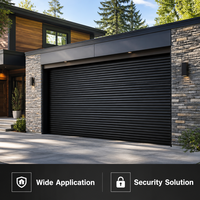 Porte à enroulement en alliage d'aluminium industriel - Porte automatique électrique rapide pour atelier, maison, villa et garage