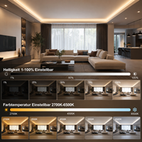 Bande LED SMD 12v 24v 2835 120 240LED Éclairage intérieur flexible bicolore à haut lumen, éclairage décoratif