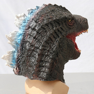 Nouveau Masque de Cosplay Godzilla pour Masquerade, Costume de <span class=keywords><strong>Film</strong></span>, Masque en Caoutchouc Souple et Latex, Écologique, Taille M, Masque de Fête pour Halloween - Product Image 5