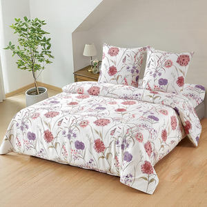 European Floral 200TC Cotton <b>Waffle</b> <b>Duvet</b> <b>Cover</b> Set White Modern Luxury Home Use Fast Ship Poland - Product Image 1