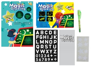 Divertido tablero <span class=keywords><strong>de</strong></span> <span class=keywords><strong>dibujo</strong></span> magnético que brilla en la oscuridad con luz-Tableta <span class=keywords><strong>de</strong></span> <span class=keywords><strong>dibujo</strong></span>, tableta <span class=keywords><strong>de</strong></span> escritura LCD para niños-Bloc <span class=keywords><strong>de</strong></span> <span class=keywords><strong>dibujo</strong></span> para niños y el mejor Gif - Product Image 3