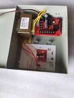 Serrure Électrique Magnétique AOXING à Carte d'Accès, Tout Cuivre, Alimentation UPS 12V/5A, Modèle 12V 5A pour Contrôle d'Accès UPS