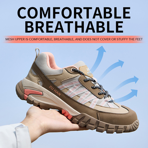 Scarpe Antinfortunistiche da Donna Traspiranti in Mesh, Comode, Anti-Soffocamento, Leggere, con Suola Ammortizzata e Robusta, Sneakers da Lavoro - Product Image 4