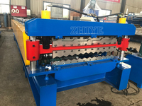 Machine de profilage de tuiles à double vitrage, une machine pour deux profils, équipement de panneaux de toiture contrôlé par PLC