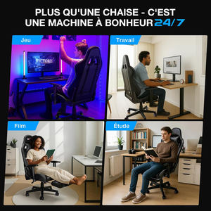 Vente en gros bon marché 180 kg capacité de charge gris PVC cuir souple jeu vidéo meilleure <span class=keywords><strong>chaise</strong></span> de jeu fonctionnelle avec massage à 7 points - Product Image 2