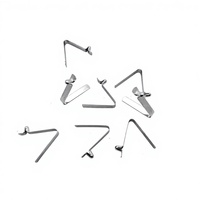 Clip industriel en acier à ressort en forme de V, tube creux, verrouillage à bille, durable, zingué, fixation rapide 7,0 mm, capacité de charge 7 lb