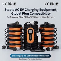 Chargeur EV portable 22 kW Type 2 personnalisable ODM haute puissance, 15 ans d'expérience, distributeur en gros