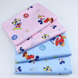 Sábana <span class=keywords><strong>de</strong></span> Diseño <span class=keywords><strong>de</strong></span> <span class=keywords><strong>Mickey</strong></span> <span class=keywords><strong>Mouse</strong></span>, 100% Algodón Peinado, Orgánica, Estampada, Tejido Twill, Ecológica, Suave y Cómoda, Funda para Pañales - Product Image 5