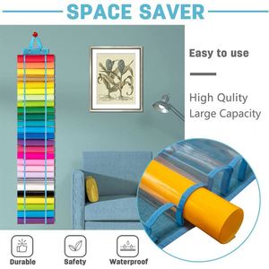 Amazing Custom Closet <b>Vinyl</b> Storage Organizer <b>Vinyl</b> Roll Holder <b>Wall</b> Mount Over the Door Hanging Craft Storage - Product Image 3