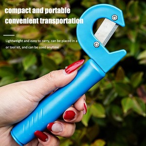 Labor-saving C-Type Tomato Leaf Remover Portable Multifunctional Tomato Leaf Trimmer Efficient Garden Leaf Removal <b>Tool</b> - Product Image 6