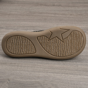 Mocassins en cuir véritable à enfiler, bout rond, semelle extérieure en caoutchouc, semelle intermédiaire en EVA, confort automne, chaussures pour hommes, semelle épaisse - Product Image 3