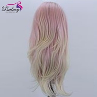 Perruques brésiliennes moelleux crépus bouclés postiches 28 pouces 13*4 synthétique dentelle avant blonde ondulé perruques naturelles pour les femmes
